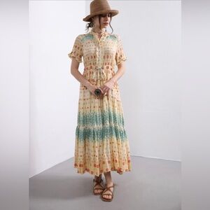 Free People Rare Feelings Maxi Dress Size S NWT